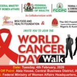 The 2020 World Cancer Day: OCI Foundation partners with the Federal Government of Nigeria (February ...