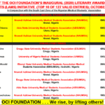 Winners of the 2020 (1st Edition) Southeast LAMS Initiative of the OCI Foundation; Award Presentat...