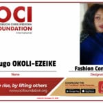 The OCI Foundation mourns Mrs Chiugo Ezeike, our Fashion Consultant