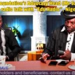Video and Audio: OCI Foundation interviewed on live radio by Mr Omang David, the Founder of Edu Radi...
