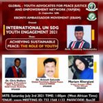 Youths and Sustainable Peace: OCI Foundation's President addresses Global Youths under YAPJEN; Tasks...