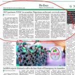 NEWS: OCI Foundation moves to infuse anti-breast, anti-cervical cancer programs into NYSC scheme; Co...