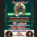OCI Foundation and Sweet Home Africa Congratulate Femi Adesina, Others, as they receive Nigerian Nat...