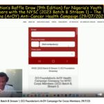 Raffle WINNERS' LIST: 2023 NYSC Batch B Stream I Corps Members (9th Edition): With Video of Recorded...