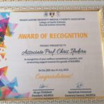 Nnamdi Azikiwe University Medical Students Honour the OCI Foundation's President, Dr Chris Ifediora ...