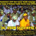 Slide Pics/Videos from all NYSC Camps: 9th Edition (2023 Batch B Stream-I Corps Members) of OCI Foun...