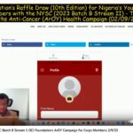 Raffle WINNERS' LIST: 2023 NYSC Batch B Stream 2 Corps Members (10th Edition): With Video of Recorde...