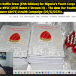 Raffle WINNERS' LIST: 2023 NYSC Batch C Stream 2 Corps Members (12th Edition): With Video of Recorde...