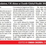 NEWS Reports (Authority and Others) - OCI Foundation UK shines at Zenith Global Health 2024 Summit; ...